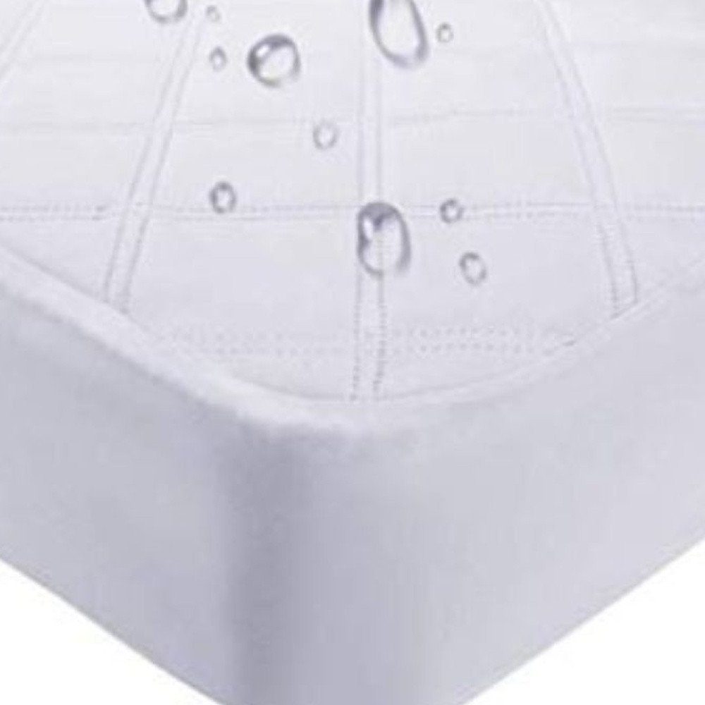 9" Waterproof Bamboo Terry Crib Mattress Pad Liner Mattress Cover Only.
