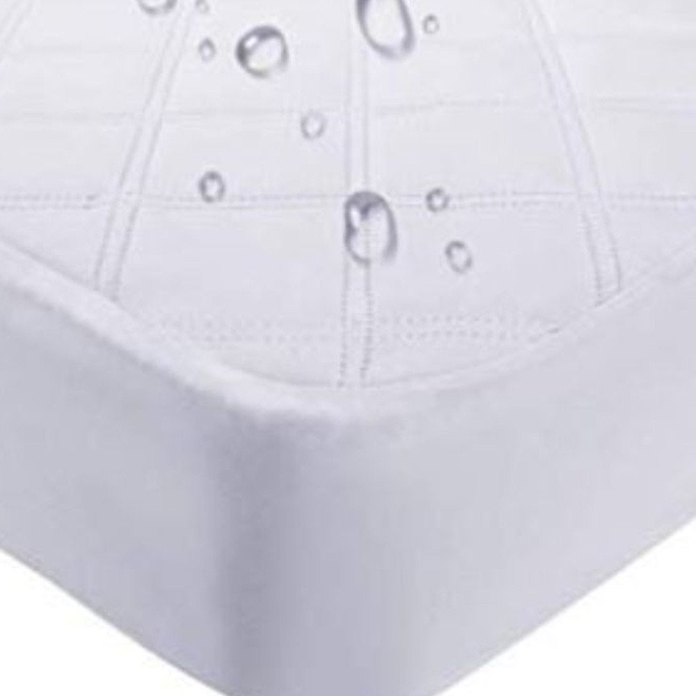 9" Waterproof Bamboo Terry Crib Mattress Pad Liner Mattress Cover Only.