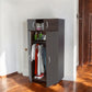 32" Espresso Melamine Mirrored Combo Dresser