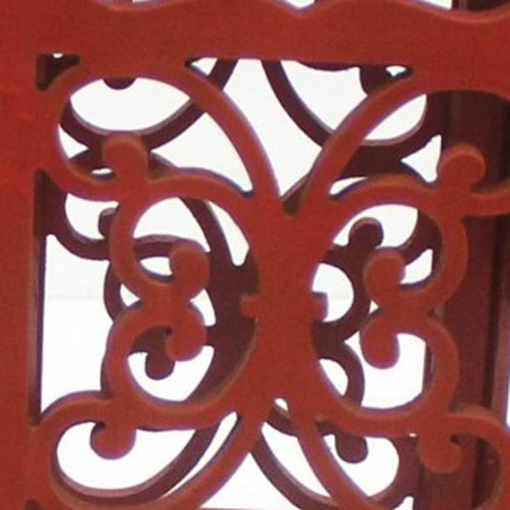 16" Red Wood End Tables