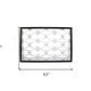 43" X 63" Black Metal Wall Decor