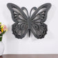 23" X 19" Black Butterfly Wood Hanging Dimensional Sculpture