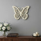 23" X 19" Red Butterfly Wood Hanging Dimensional Sculpture