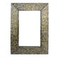Bronze Rectangle Accent Metal Mirror