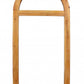 24" Brown Wood Arch Framed Accent Mirror