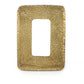 28" Gold Metal Framed Accent Mirror
