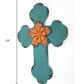 Blue Wood Hanging Dimensional Sculpture