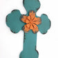 Blue Wood Hanging Dimensional Sculpture