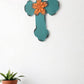 Blue Wood Hanging Dimensional Sculpture