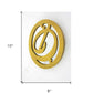 Yellow Wood Wall Decor
