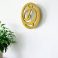 Yellow Wood Wall Decor