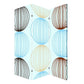 48 X 72 Multi Color Wood Canvas Sphere  Screen