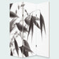 72" Gray Canvas Folding Three Panel Screen Room Divider