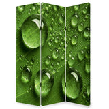 48" X 72" Multi Color Wood Canvas Rain  Screen