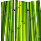 72" Green Canvas Folding Three Panel Screen Room Divider