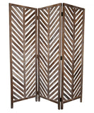 63 X 72 Brown Wood  Screen