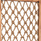 69" Natural Folding Three Panel Screen Room Divider