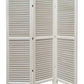 48 X 67 Black Wood Shutter - Screen