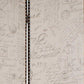 84" Beige Fabric Folding Four Panel Screen Room Divider