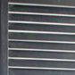 67" Black Wood Folding Three Panel Screen Room Divider