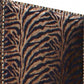 84" Bronze Fabric Folding Four Panel Screen Room Divider