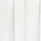 84" White Faux Leather Folding Four Panel Screen Room Divider