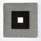 Brown & Gray Square Ribbed Minimalistic Wall Art