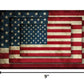 Set Of Four American Flag Print Wall Art
