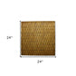 1 x 24 x 24 Gold Metallic Ridge - Wall Art Wood Wall Art