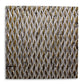 36" X 36" Bronze Square Abstract Hanging Dimensional Sculpture