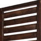 72" Brown Solid Wood Panel Screen Room Divider