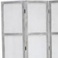 67" Gray Folding Three Panel Screen Room Divider