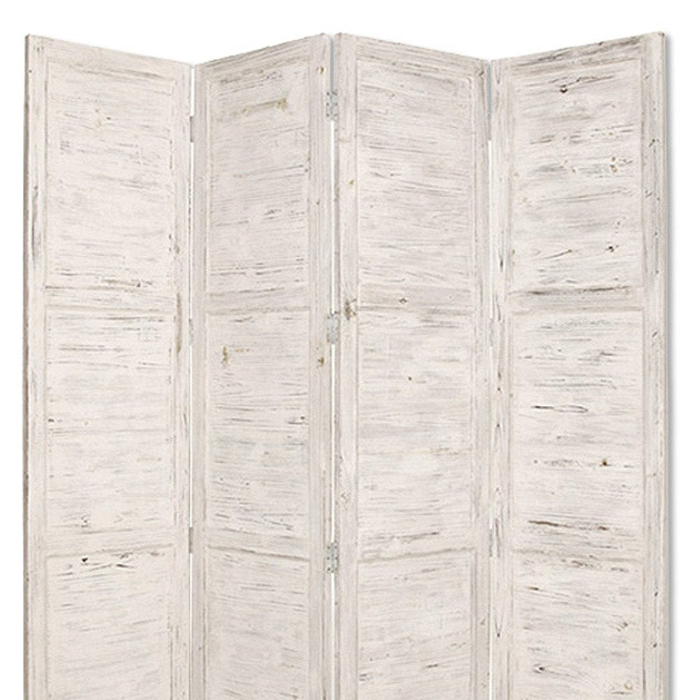 76" X 84" Black Wood Screen