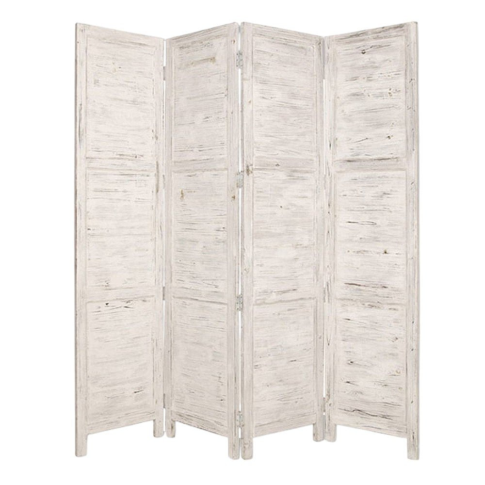 76" X 84" Black Wood Screen