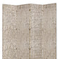 84" Silver Wood Folding Four Panel Screen Room Divider