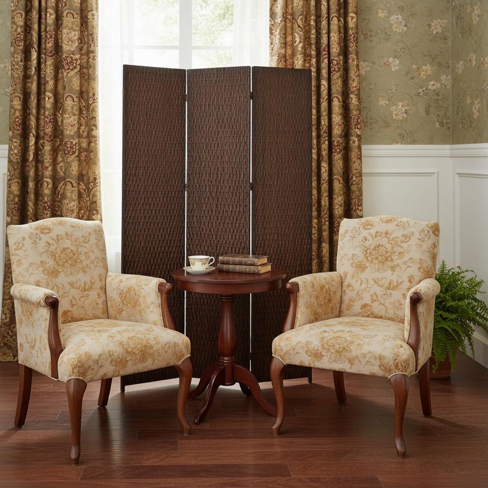 84" X 84" Silver Wood  Screen