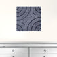 13" X 13" X 2" Gray Lined, Square - Wall Decor