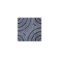 17" X 17" X 2" Gray, Lined Square - Wall Decor