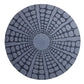 19" X 19" X 2" Sandstone, Fine Polished, Round With Stardust Pebble Finish - Wall Decor