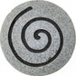19" X 19" X 2" Gray Round Modern Spiral Wall Art