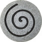 28" X 28" X 2" Gray Round Modern Spiral Wall Art