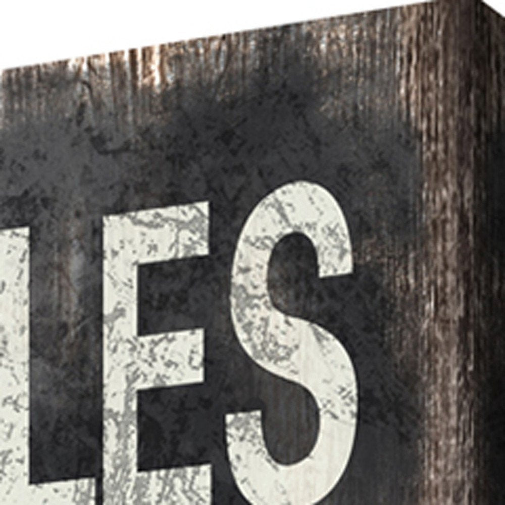 72" Black And White Canvas Folding Three Panel Screen Room Divider