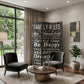 72" Black And White Canvas Folding Three Panel Screen Room Divider
