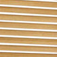 67" Natural Wood Folding Three Panel Screen Room Divider