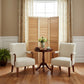 67" Natural Wood Folding Three Panel Screen Room Divider