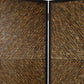 84" Brown Folding Two Panel Screen Room Divider