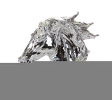 11" Silver Glass Figurine Tabletop Sculpture