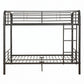 Gunmetal Full Over Full Metal Bunk Bed