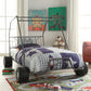 Gunmetal Steel Twin Bed Frame