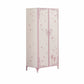 32" Purple And White Metal Dresser